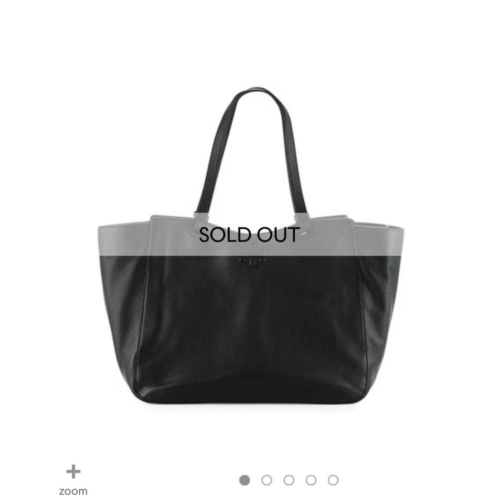 Tory Burch Thea Black Leather Diaper Bag - Gently Used
